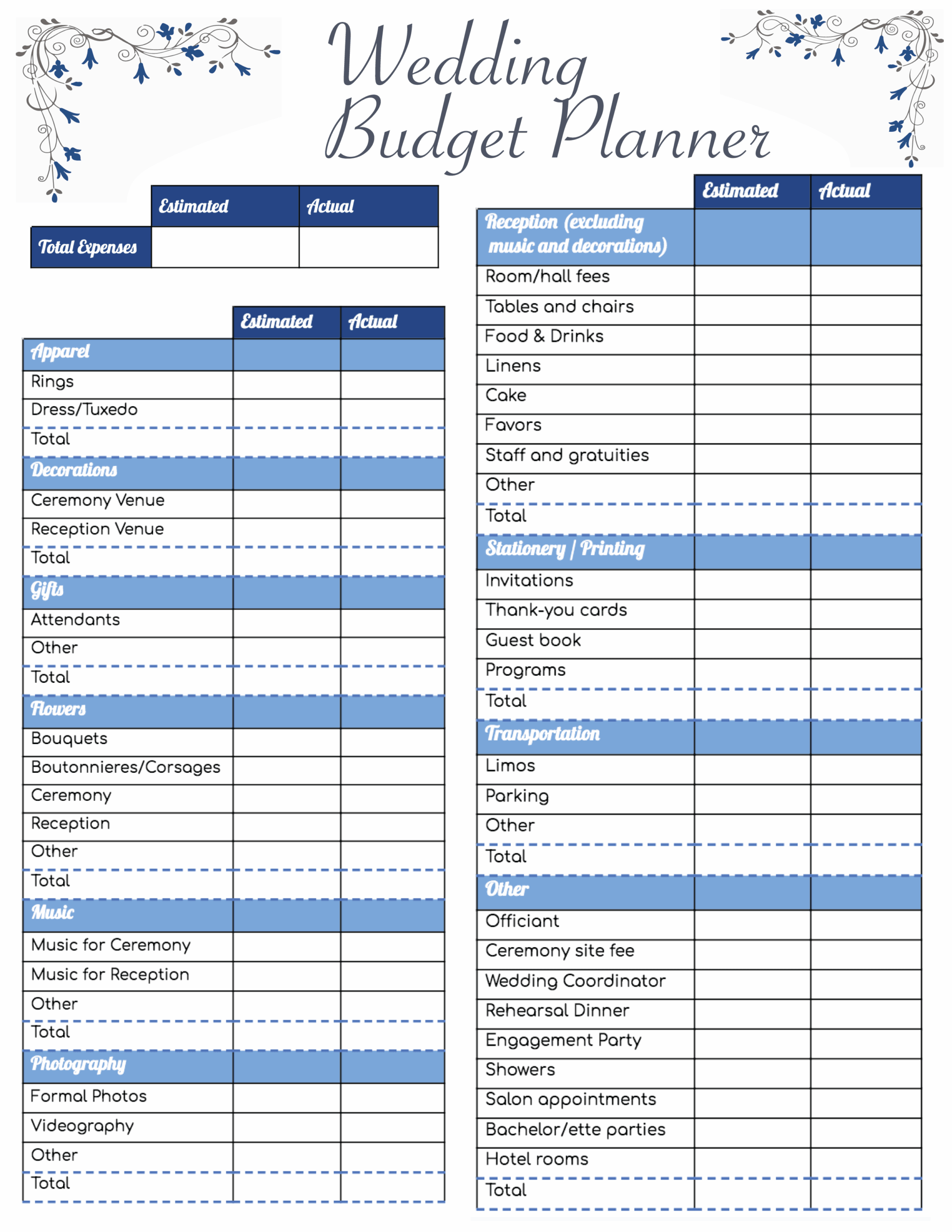 Free Printable Wedding Planner Productivity Planner Tips Free Printable Wedding Planner Productivity Planner Tips