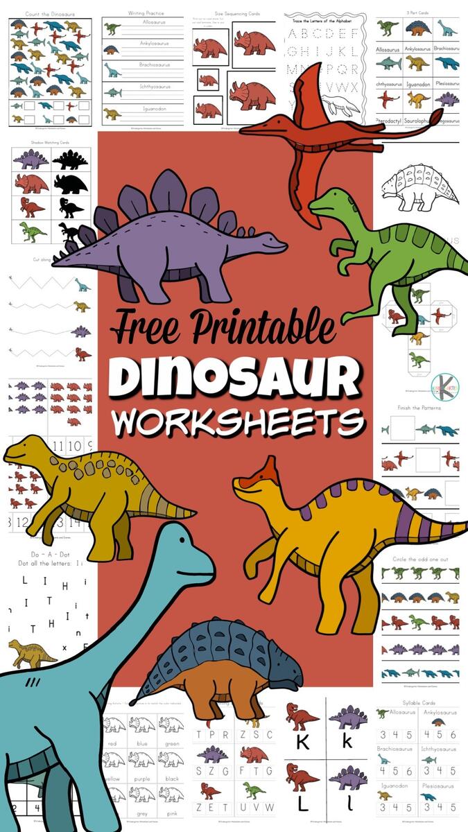 Free Printables Dinosaur Worksheets