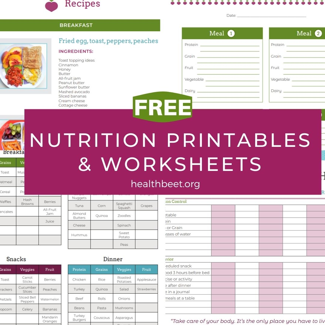 Free Worksheets And Printables Health Beet Nutrition Worksheets Free Printable Ideas And Templates Worksheets Library