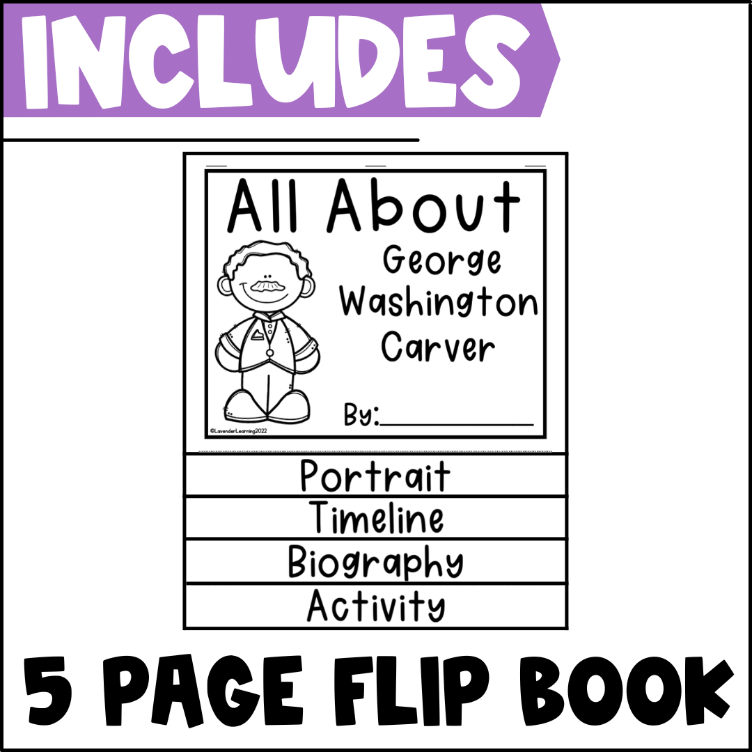 George Washington Carver Biography Activities Black History Month Inventor Classful