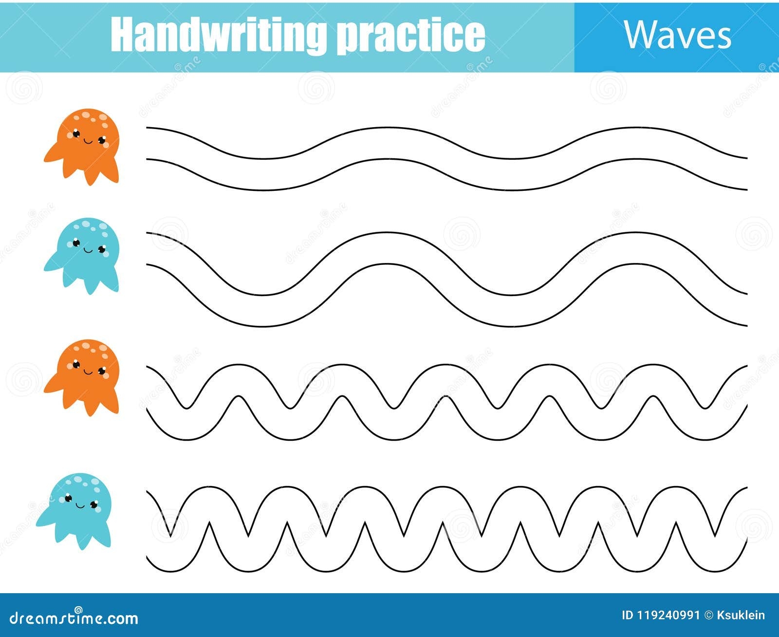 Handwriting Practice Sheet Educational Children Game Printable Worksheet For Kids Wavy Lines Stock Vector Illustration Of Outline Jellyfish 119240991 Handwriting Practice Sheet Educational Children Game Printable Worksheet For Kids Wavy Lines Stock Vector Illustration Of Outline Jellyfish 119240991