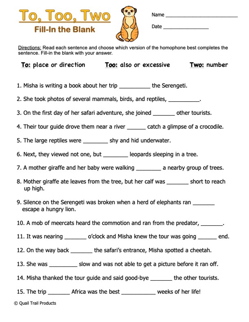Homophones To Too Two Safari Worksheets Worksheets Library Homophones To Too Two Safari Worksheets Worksheets Library