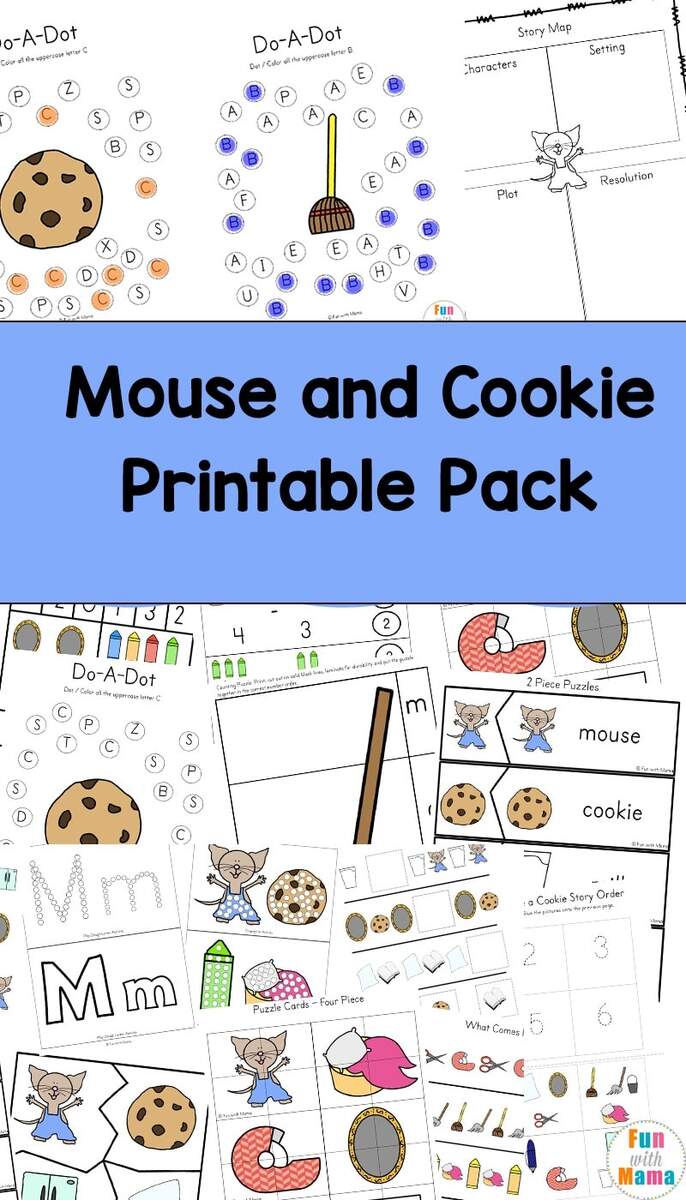 If You Give A Mouse A Cookie Printable Activities Fun With Mama