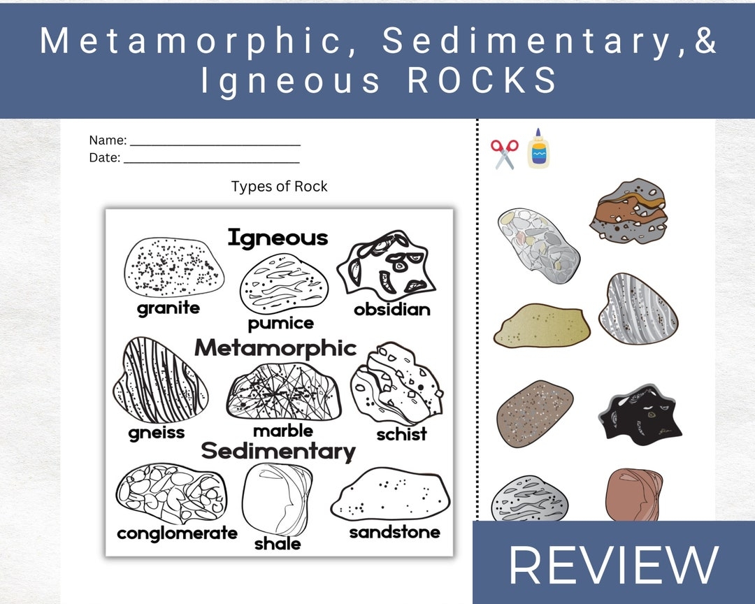 Learning About Types Of Rocks With Rock Cycle Sedimentary Metamorphic And Igneous Activity Worksheets Etsy Australia Learning About Types Of Rocks With Rock Cycle Sedimentary Metamorphic And Igneous Activity Worksheets Etsy Australia