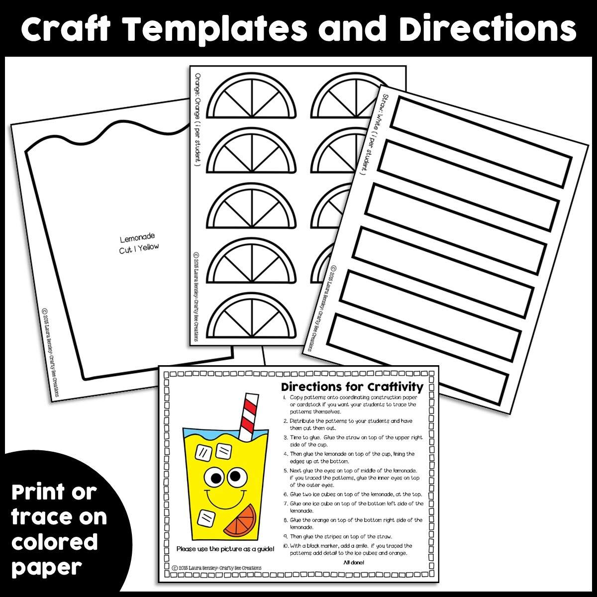 Lemonade Craft Summer Craft How To Make Lemonade Beach Day Activities Made By Teachers Lemonade Craft Summer Craft How To Make Lemonade Beach Day Activities Made By Teachers