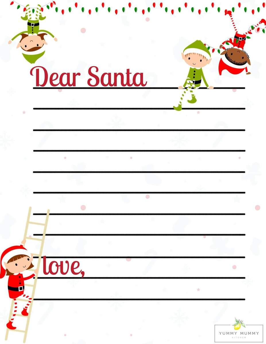 Letter To Santa Template Free Printable Dear Santa Letters Letter To Santa Template Free Printable Dear Santa Letters