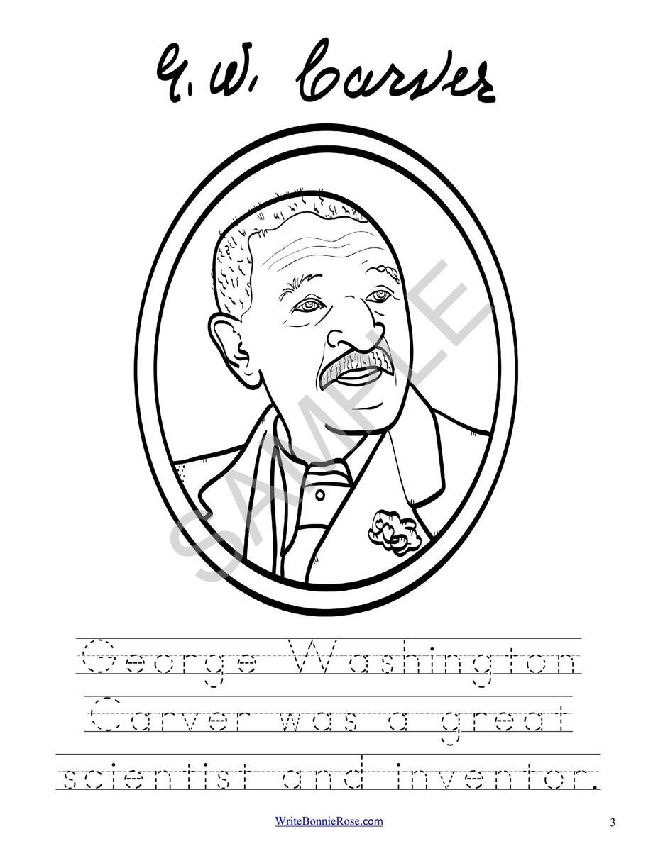 Life Of George Washington Carver Coloring Book Level B Made By Teachers Life Of George Washington Carver Coloring Book Level B Made By Teachers