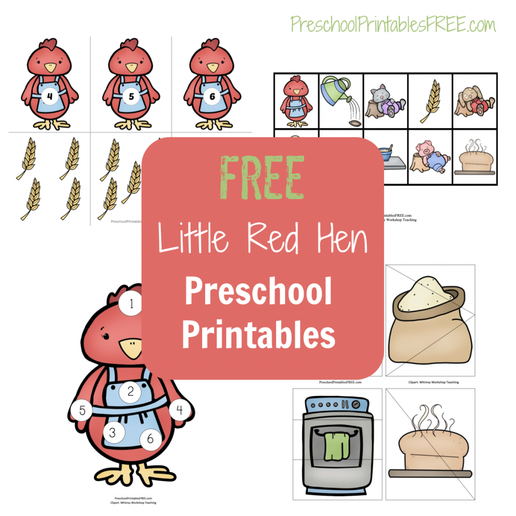 Free Printable Little Red Hen Sequencing Cards For Kids