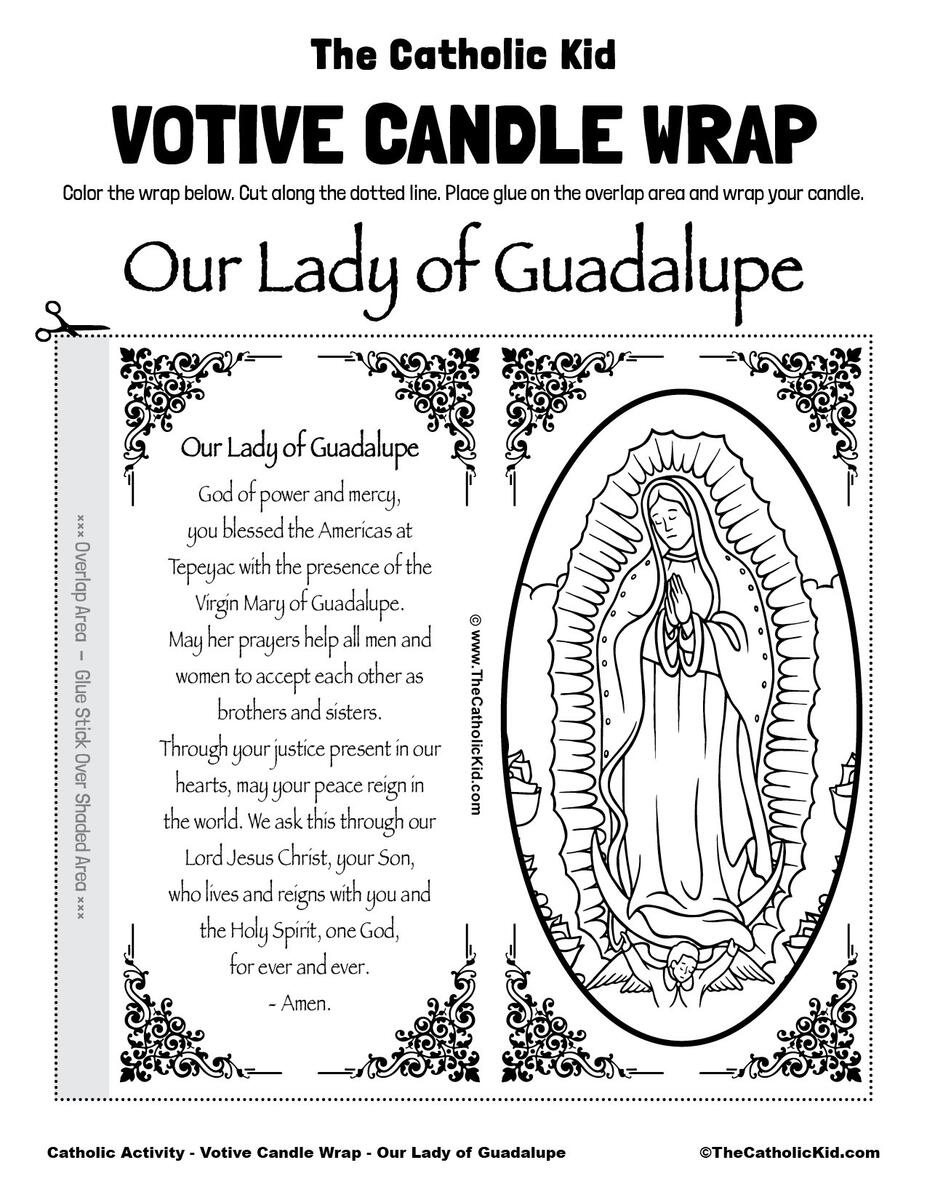 Mary Archives The Catholic Kid Catholic Coloring Pages And Games For Children Our Lady Of Guadalupe Worksheet And Activity Pack Made By Teachers