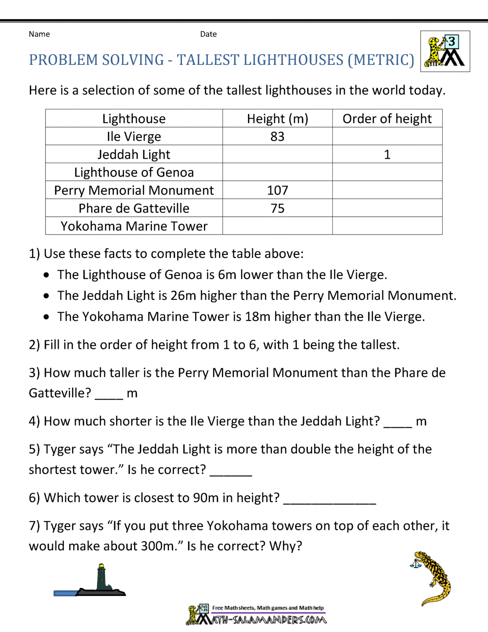 Math Word Problems For Kids Free Printable Elementary Math Word Problems Worksheet