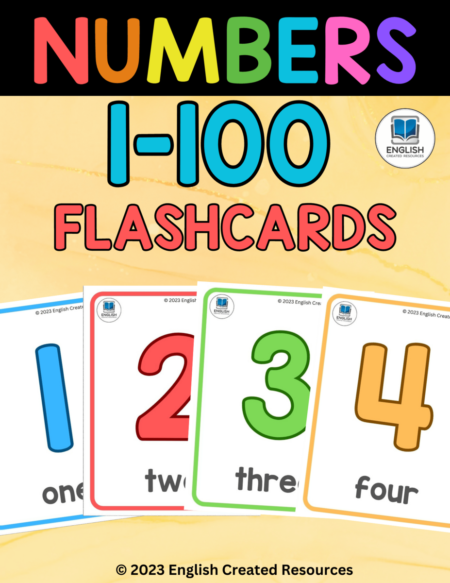 Numbers 1 100 Flashcards English Created Resources Numbers 1 100 Flashcards English Created Resources