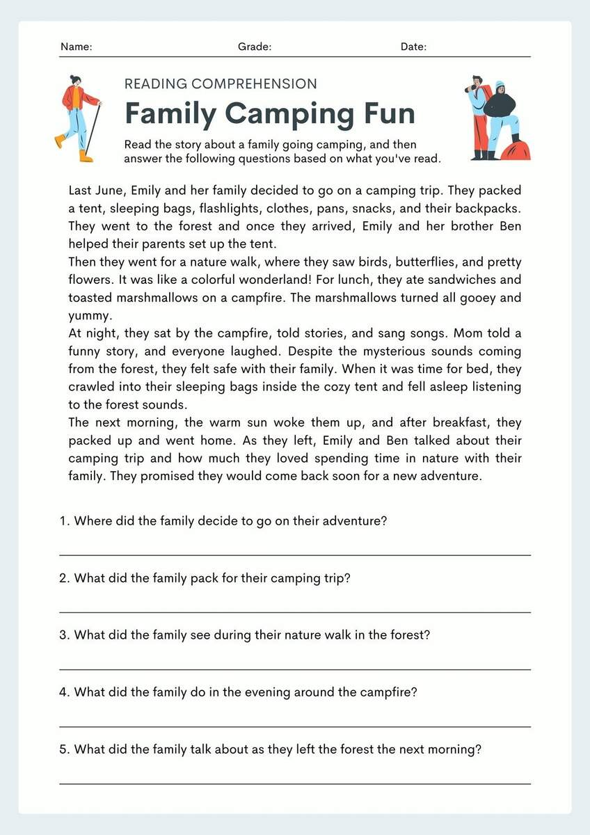 Page 15 Free And Customizable Camping Templates