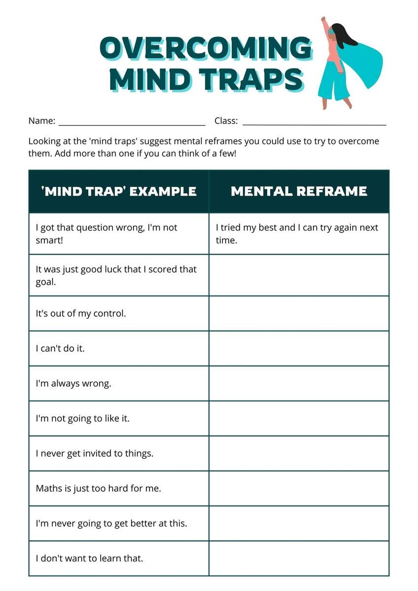 Page 2 Free And Customizable Mental Health Templates Canva Printable Mental Health Worksheets