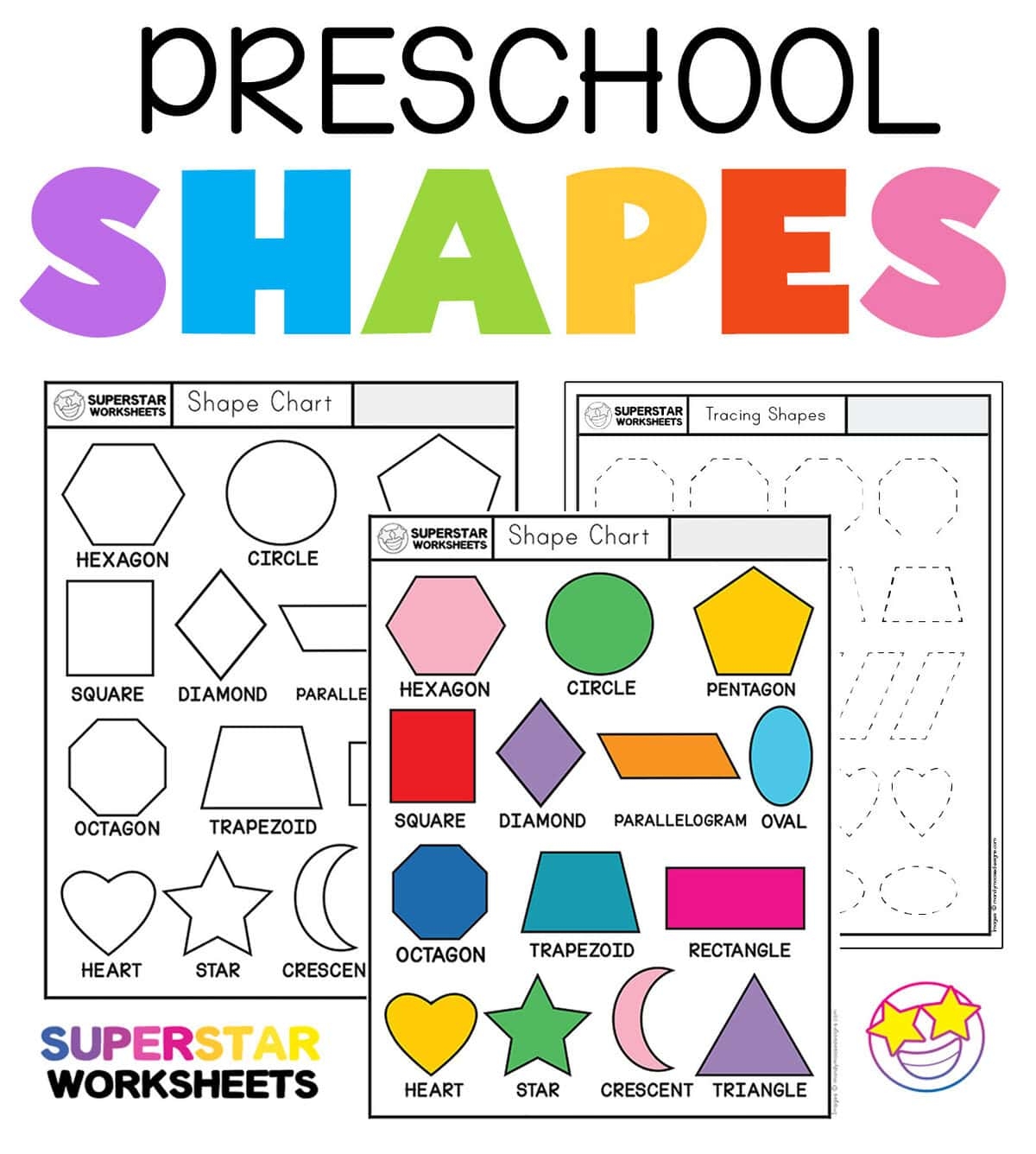 Preschool Shapes Worksheets Superstar Worksheets Shape Worksheets Superstar Worksheets