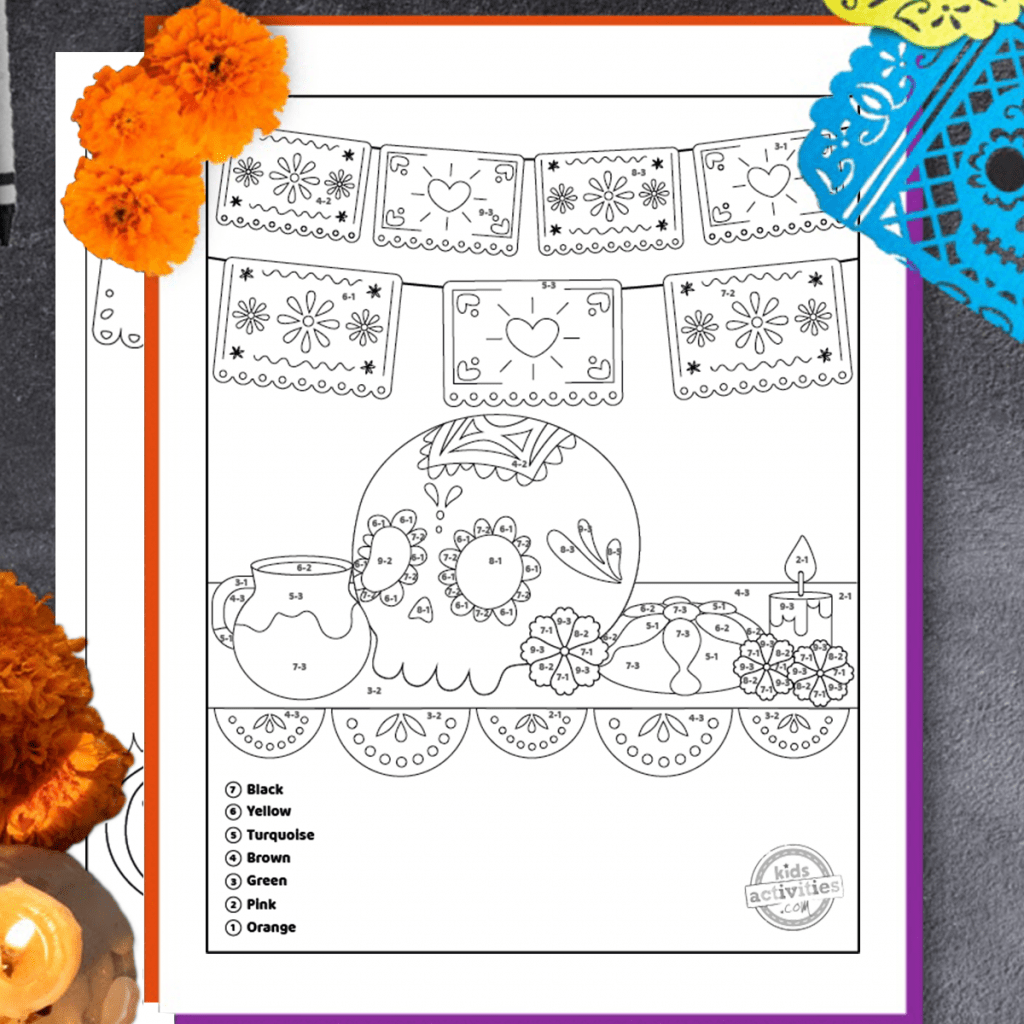 Printable Day Of The Dead Printable Party Favors Day Of The Dead Activities