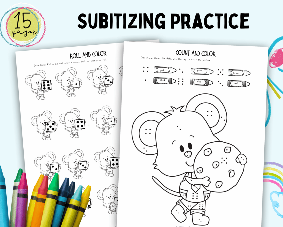 Printable If You Give A Mouse A Cookie Counting Activities