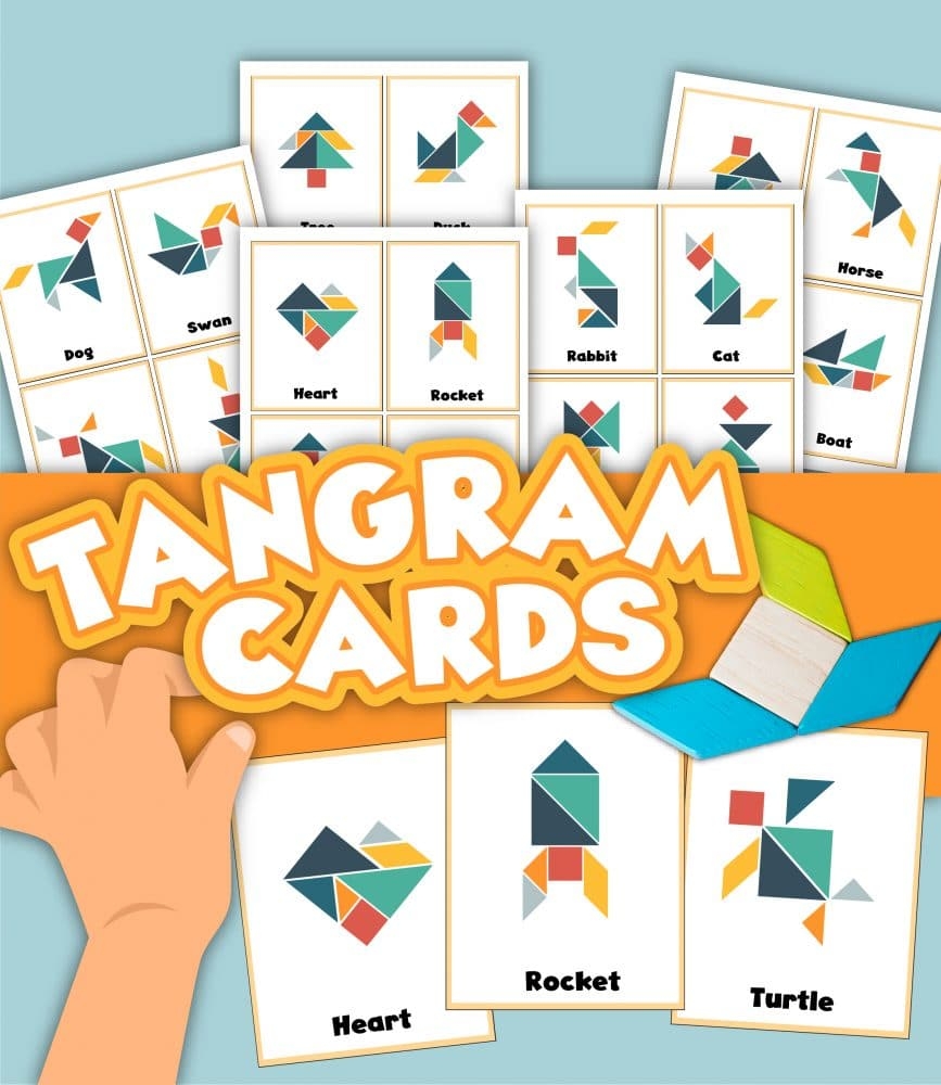 Printable Tangram Challenge Cards Only Passionate Curiosity Tangram Printable Puzzles Your Therapy Source