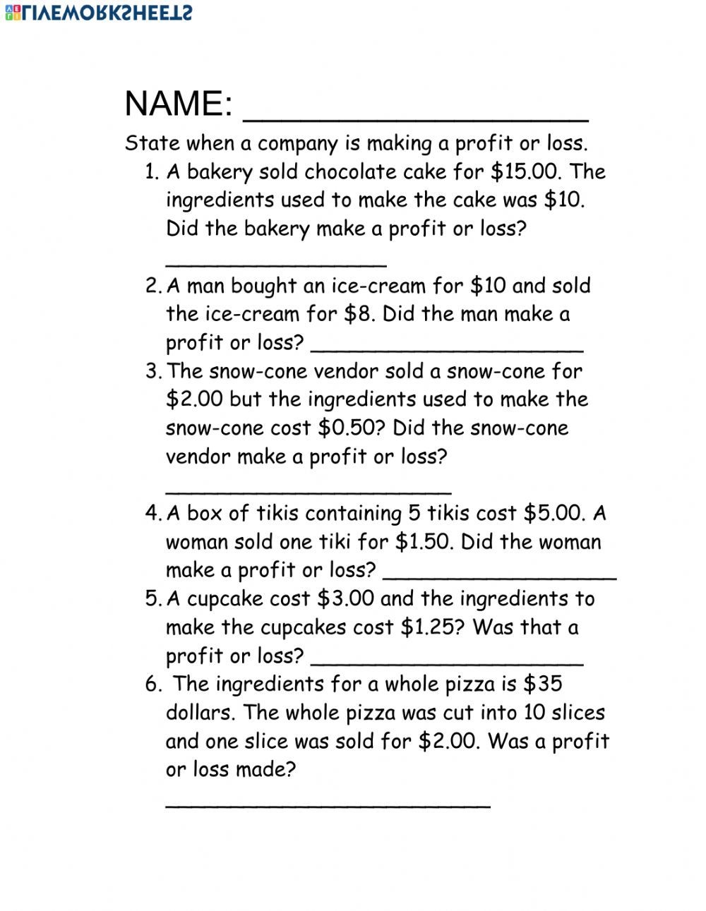 Profit And Loss 08
