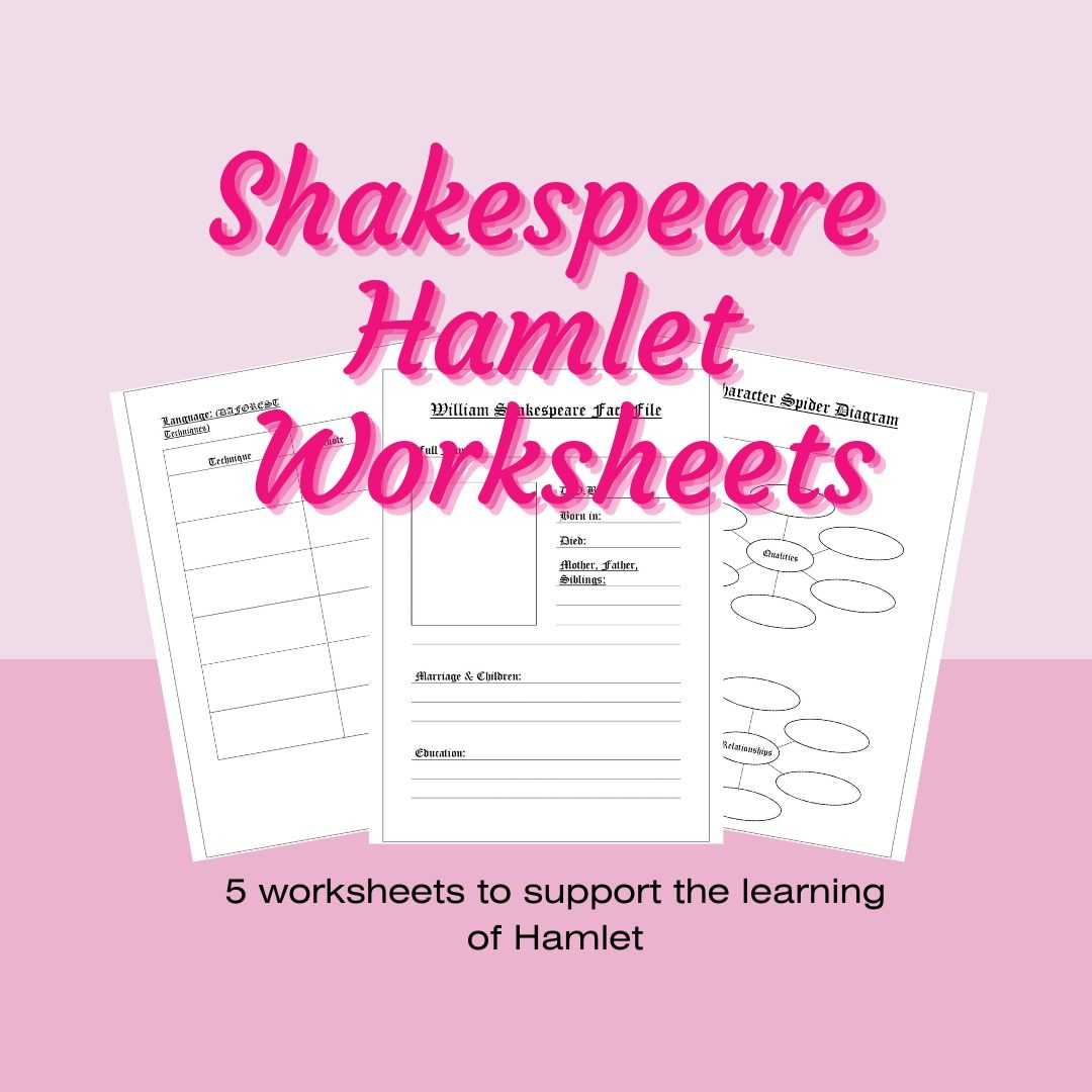 Shakespeare Hamlet Worksheets Made By Teachers