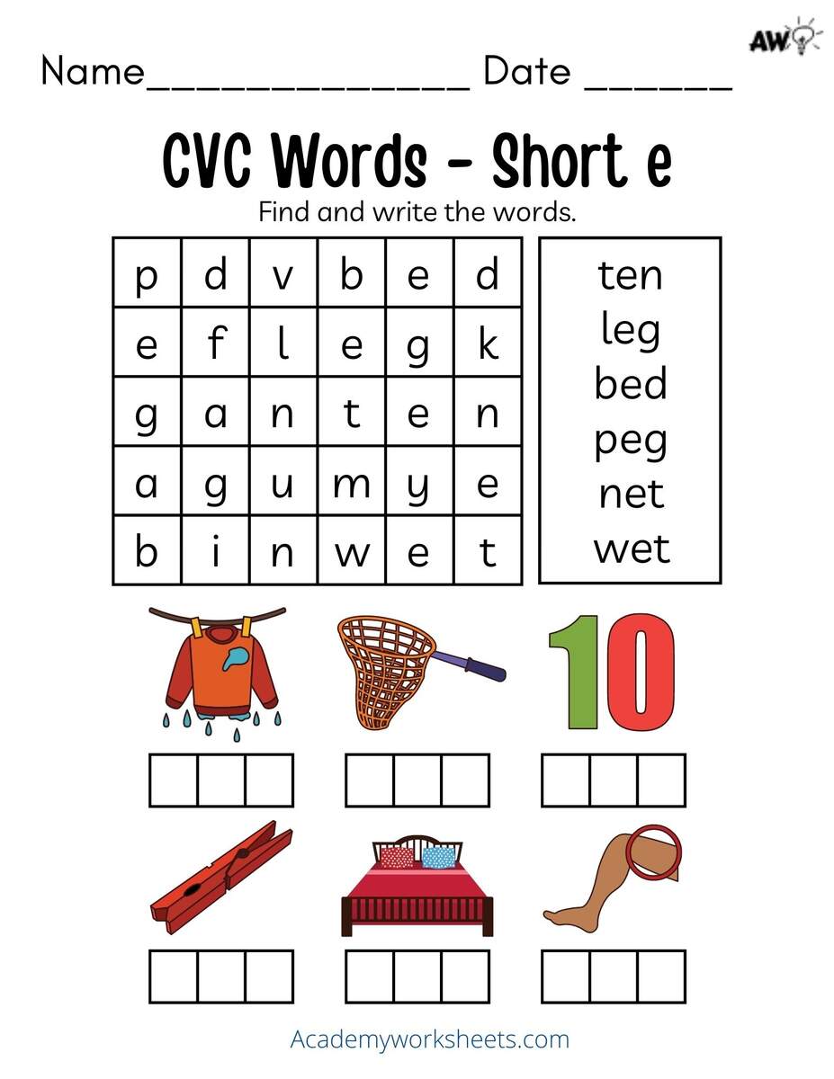 Short Vowels Worksheets Free Printable Online Worksheets Library