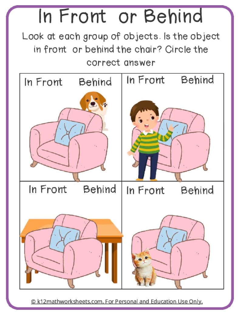 Size Distance Direction Worksheets K12 Math Worksheets Size Distance Direction Worksheets K12 Math Worksheets
