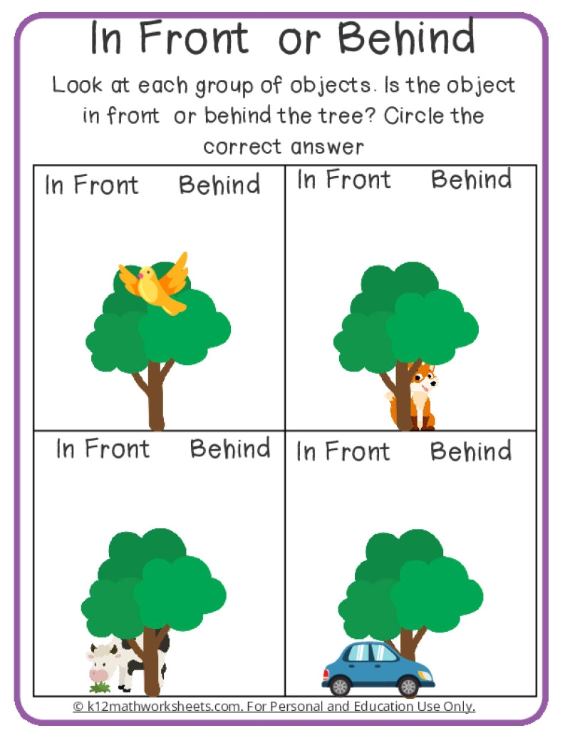 Size Distance Direction Worksheets K12 Math Worksheets Size Distance Direction Worksheets K12 Math Worksheets