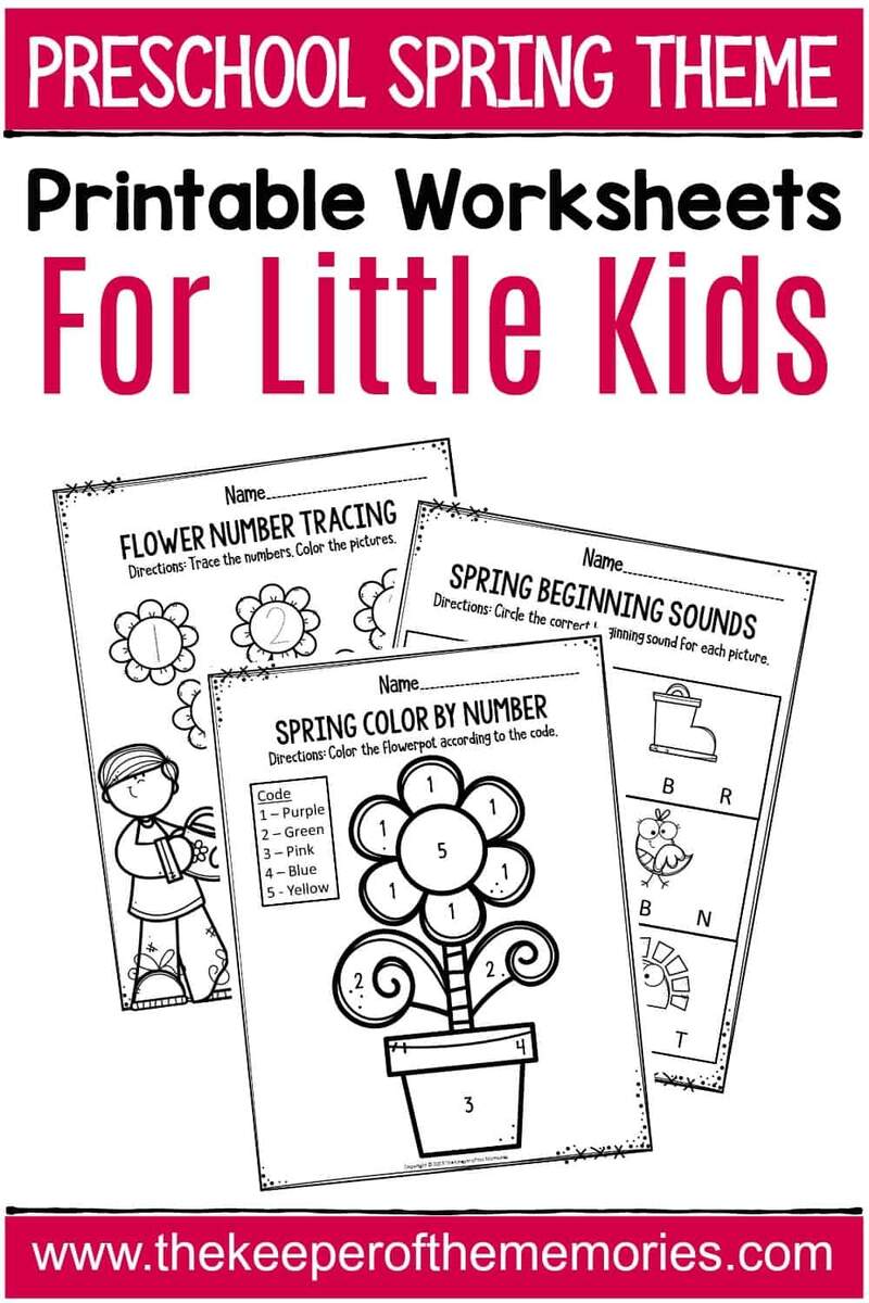 Spring Kindergarten Worksheets May Made By Teachers