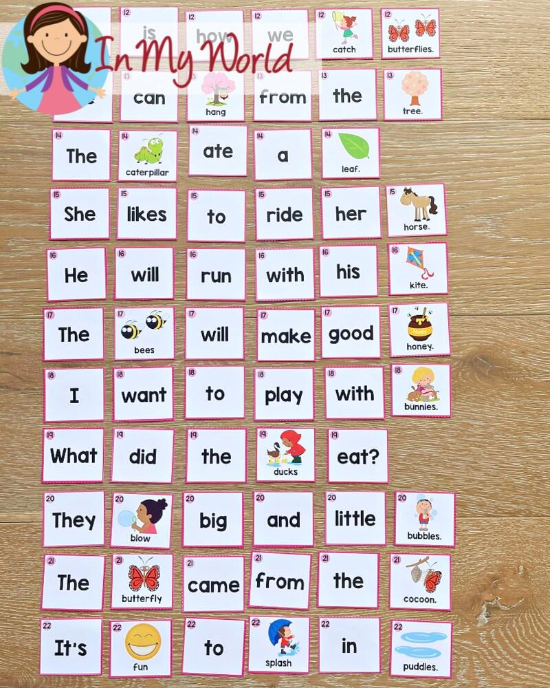 Spring Sentence Scramble With Cut And Paste Worksheets In My World Spring Sentence Scramble With Cut And Paste Worksheets In My World