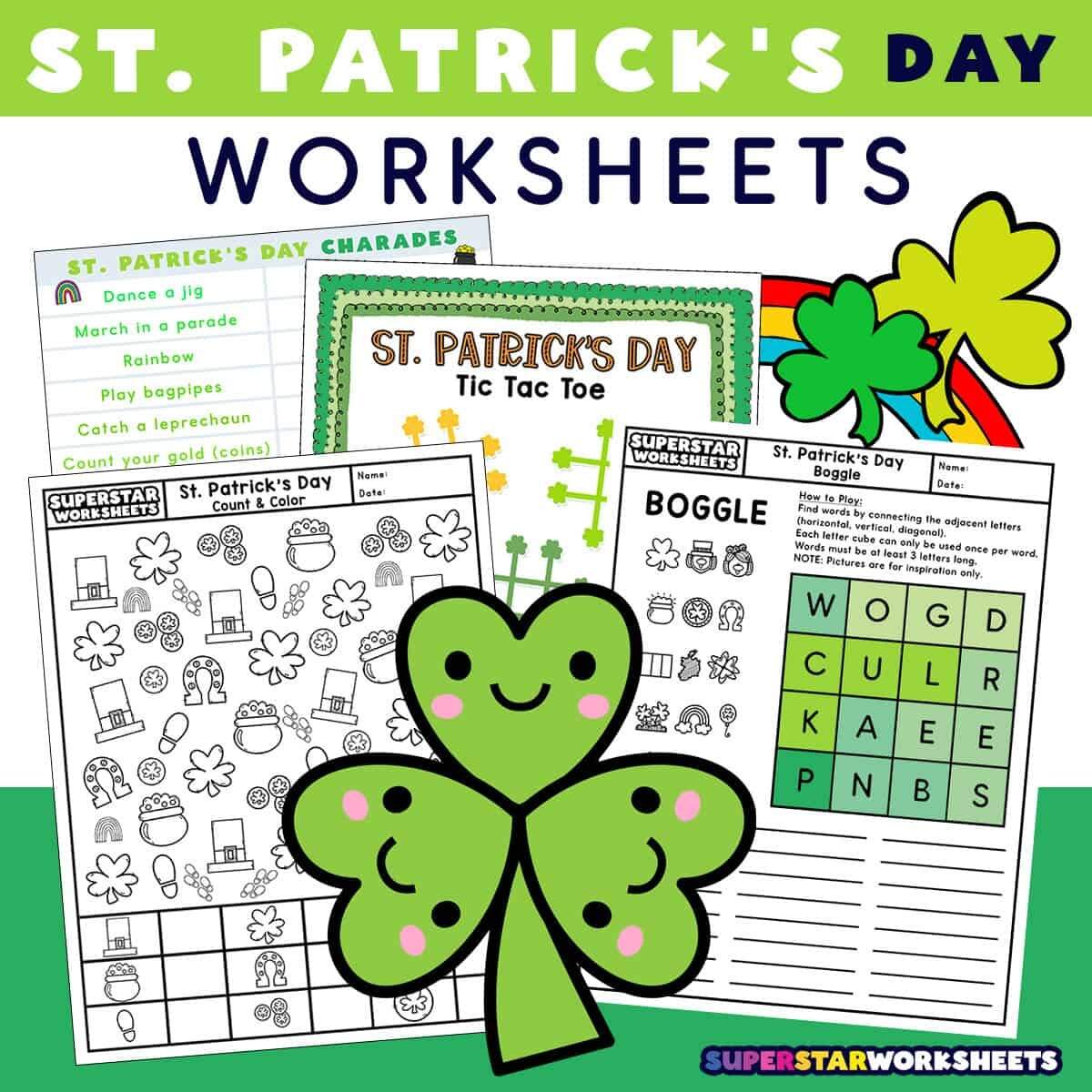 St Patrick S Day Worksheets Free Printables Superstar Worksheets St Patrick S Day Maze Worksheet Free Printable Digital PDF