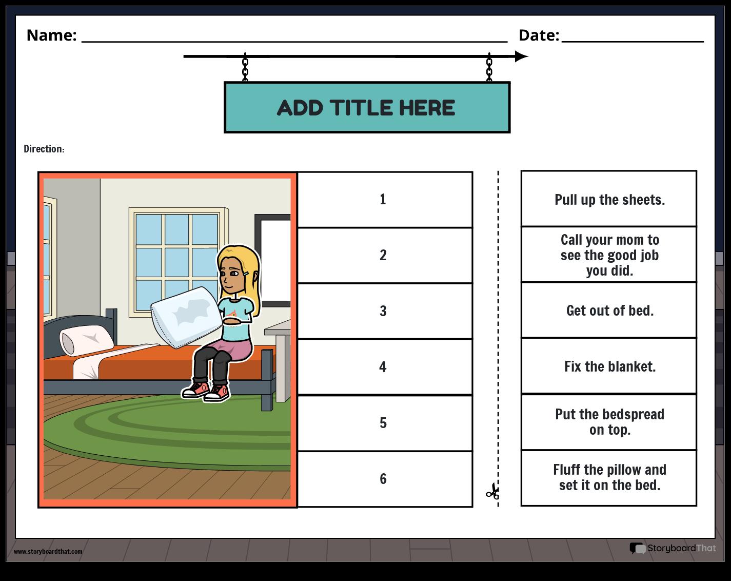 Story Sequencing Worksheets By Storyboard That Story Sequencing Worksheets By Storyboard That