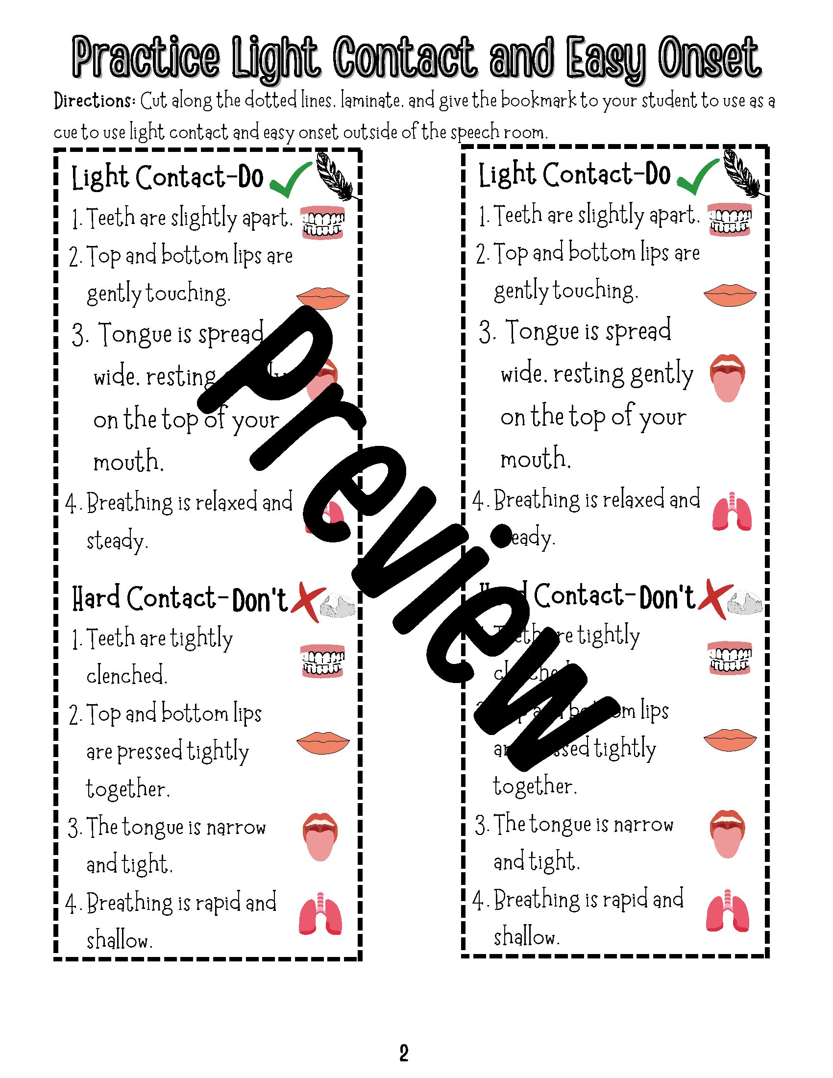 Stuttering Strategies Easy Onset Light Contact Practice Speech Therapy 2nd 5th Made By Teachers Intro To Easy Onsets Worksheet For Stuttering For Speech Therapy Editable Fillable Printable PDF SpeechTherapyByPro