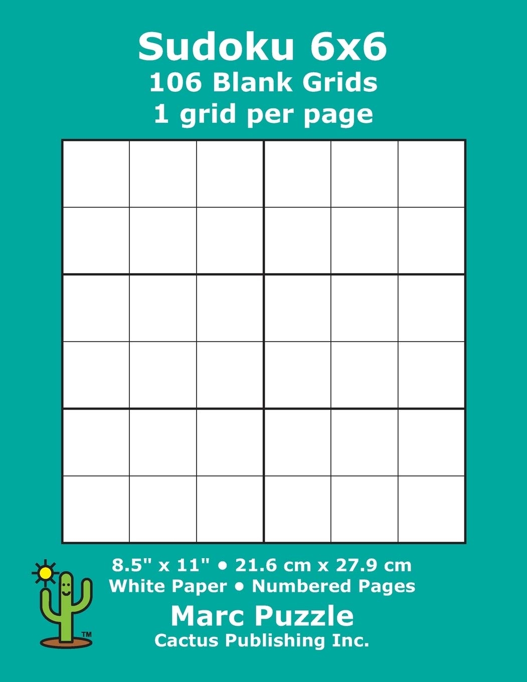 Sudoku 6x6 106 Blank Grids 1 Grid Per Page 8 5 X 11 216 X 279 Mm White Paper Page Numbers Number Place Su Doku Nanpure 6 X 6 Puzzle Template Boards Sudoku 6x6 106 Blank Grids 1 Grid Per Page 8 5 X 11 216 X 279 Mm White Paper Page Numbers Number Place Su Doku Nanpure 6 X 6 Puzzle Template Boards