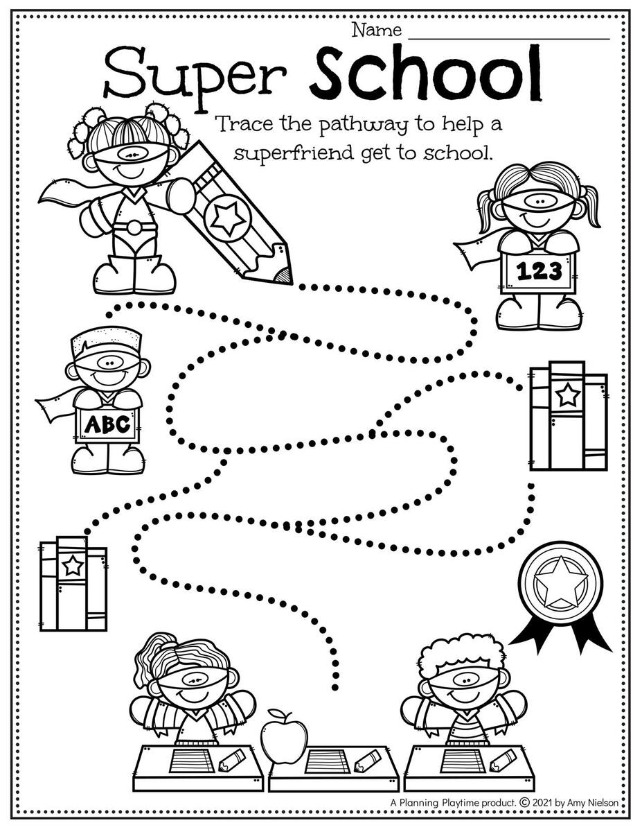 Superhero Worksheets Preschool Planning Playtime Superhero Worksheets Preschool Planning Playtime