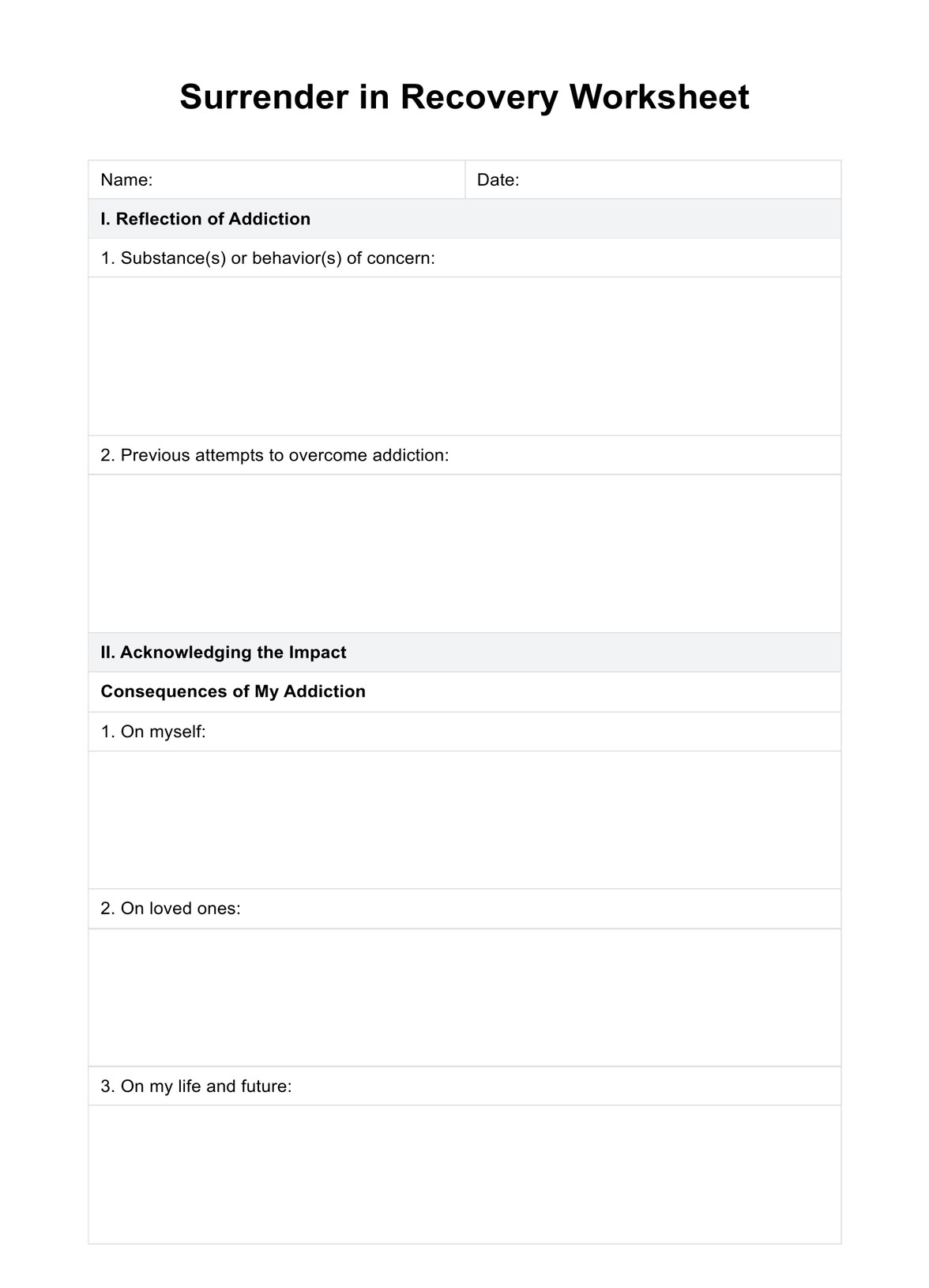 Free Addiction Triggers Worksheet Printable PDF ChoosingTherapy