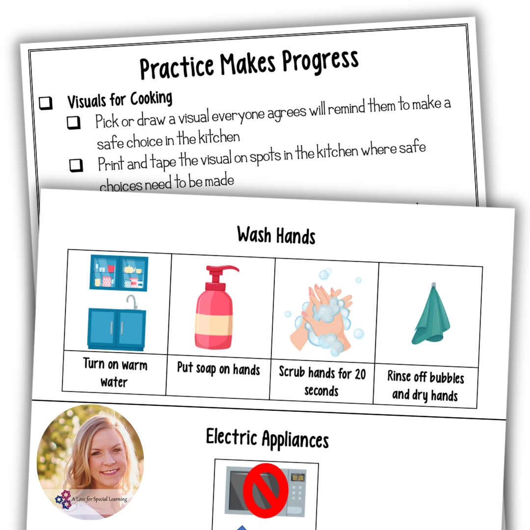 Teaching Cooking Kitchen Safety Special Education Lesson