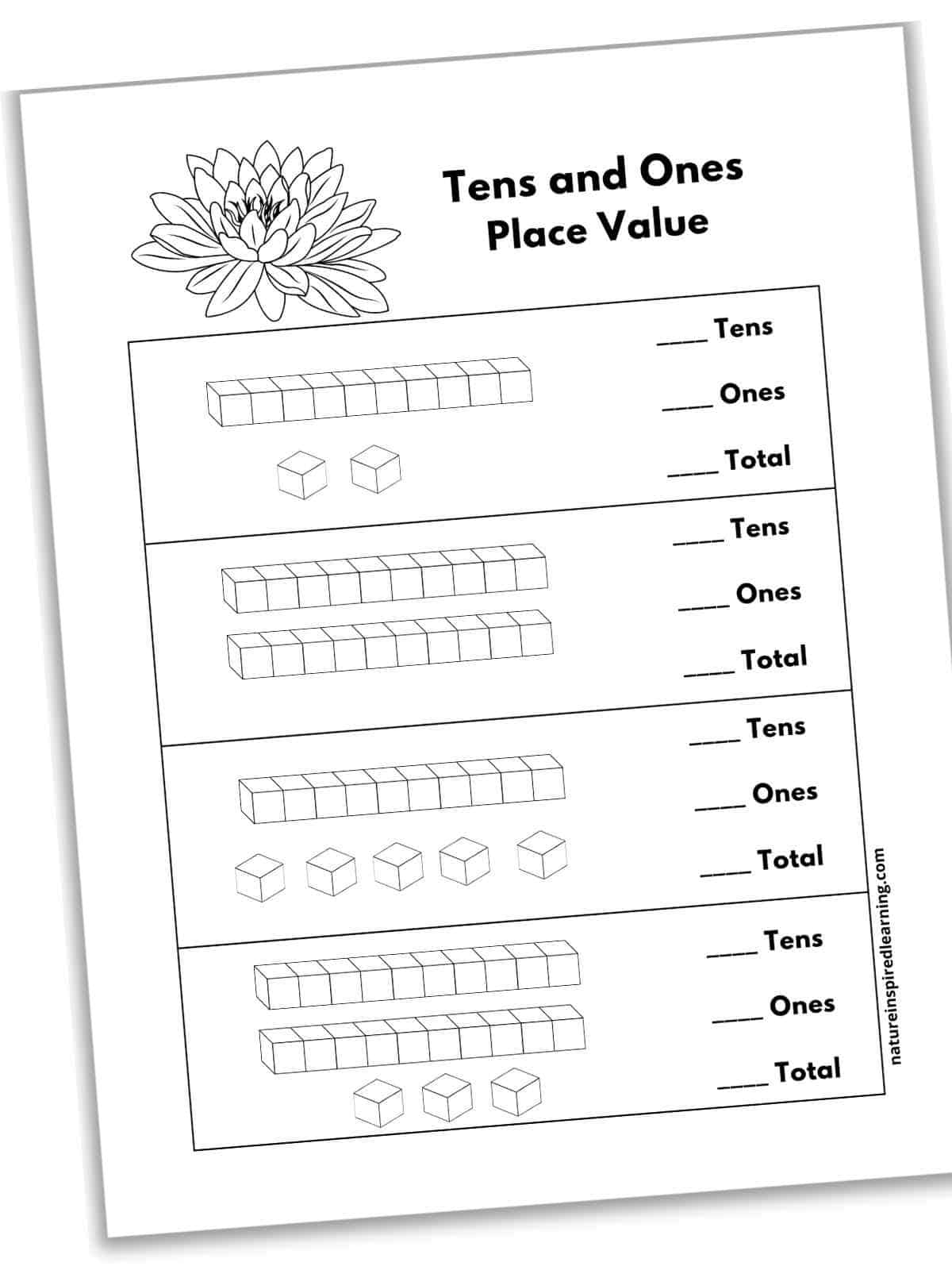 Tens And Ones Worksheets Free Nature Inspired Learning Tens And Ones Worksheets Free Nature Inspired Learning