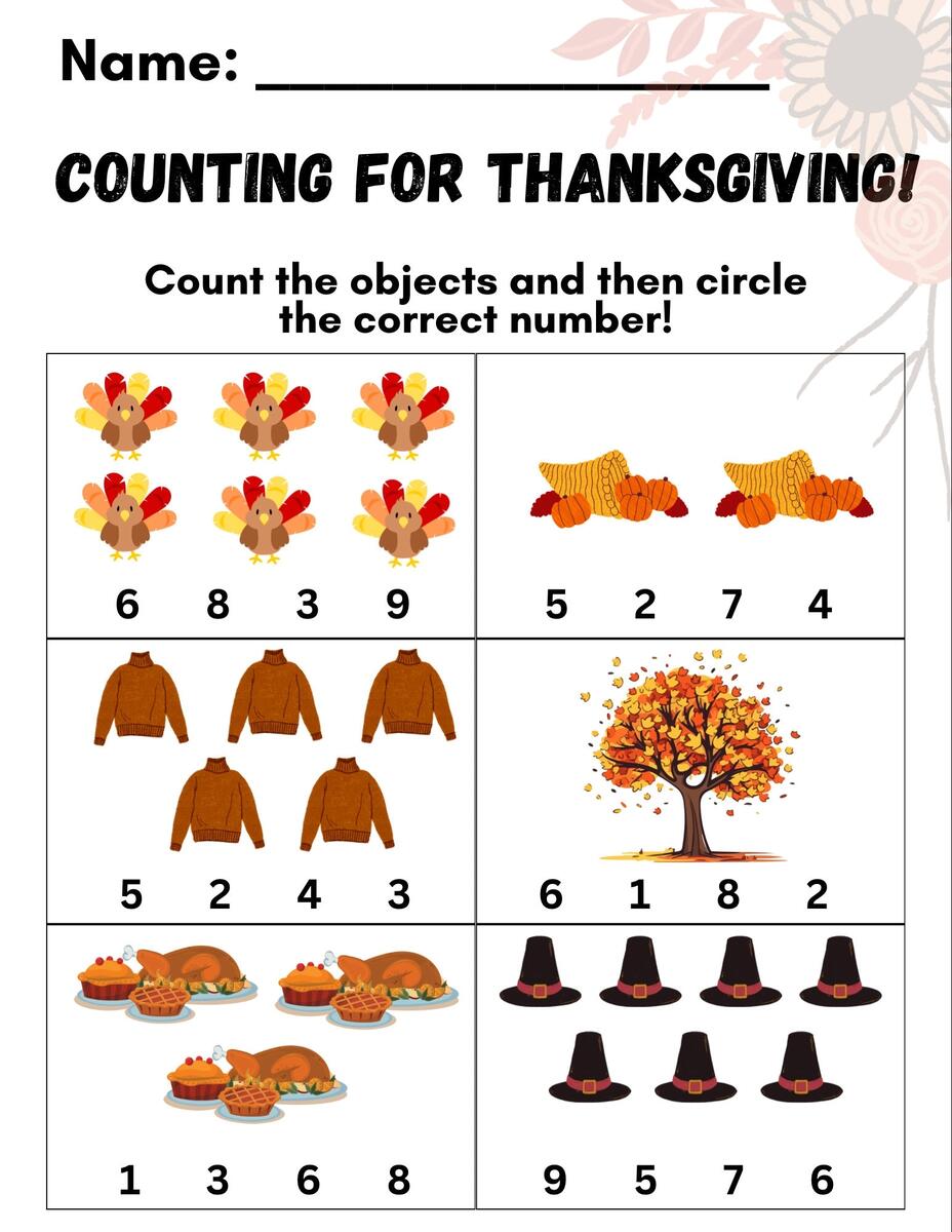 Thanksgiving Number Matching For Pre K Prek Fine Motor Preschool Tools Holiday Themed Activities Preschool Worksheet Match Game Etsy Thanksgiving Number Matching For Pre K Prek Fine Motor Preschool Tools Holiday Themed Activities Preschool Worksheet Match Game Etsy