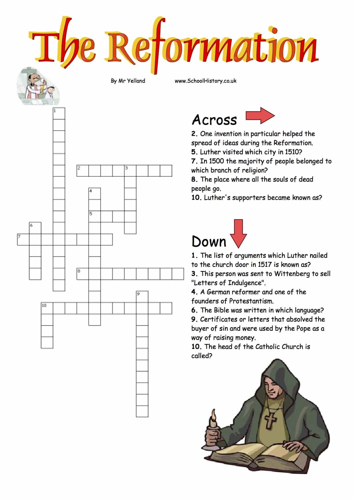 The Reformation Crossword WordMint