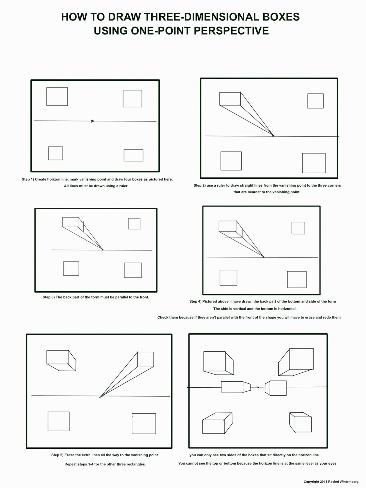 The Helpful Art Teacher Fun With One Point Perspective Boxes And Other Geometric Forms Graduated Frame To Draw A Perspective Arte A Scuola