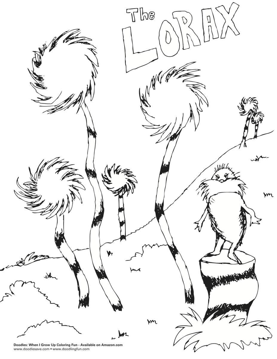The Lorax Coloring Page The Lorax Activities Doodles Ave The Lorax Coloring Page The Lorax Activities Doodles Ave
