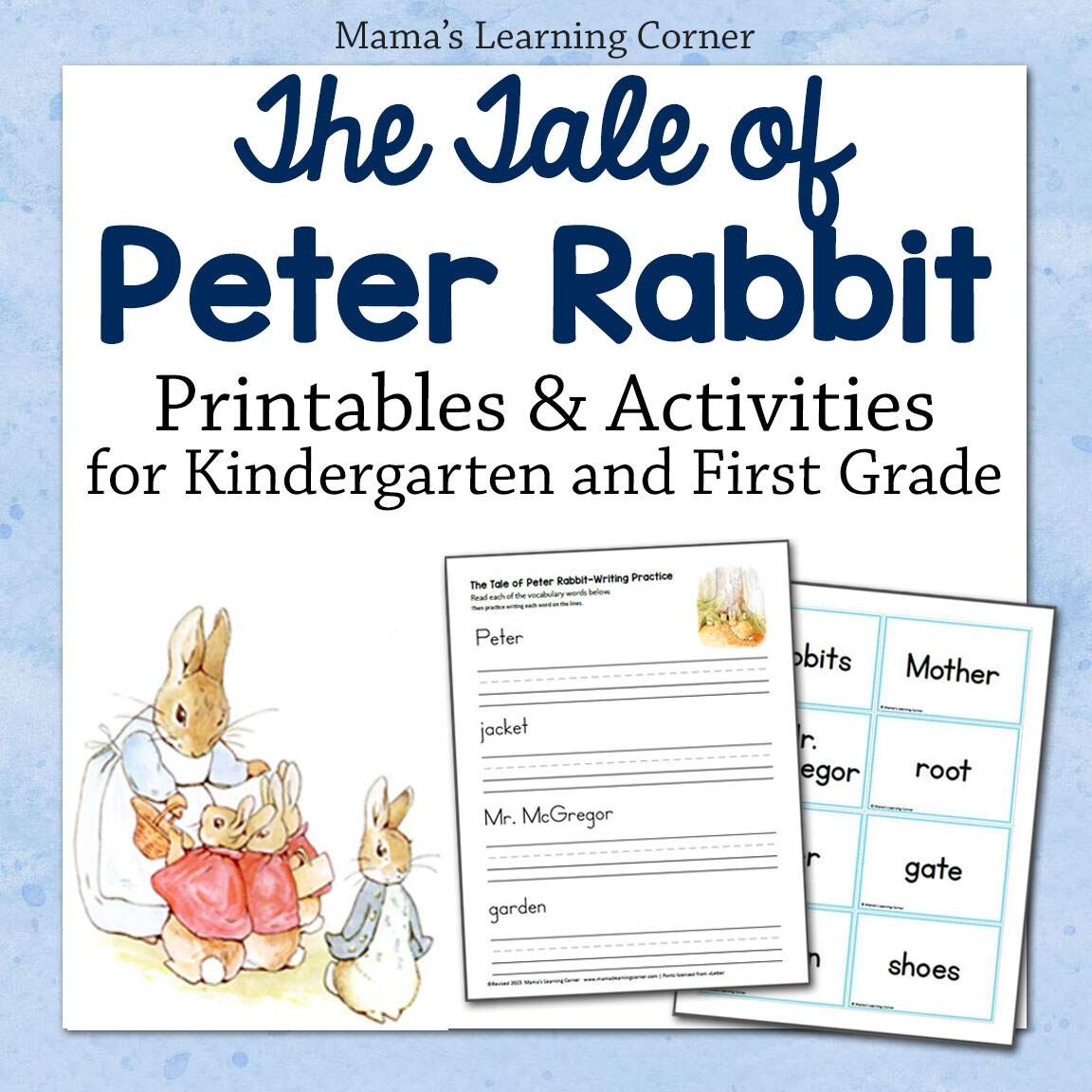 The Tale Of Peter Rabbit Printable Activities Mamas Learning Corner