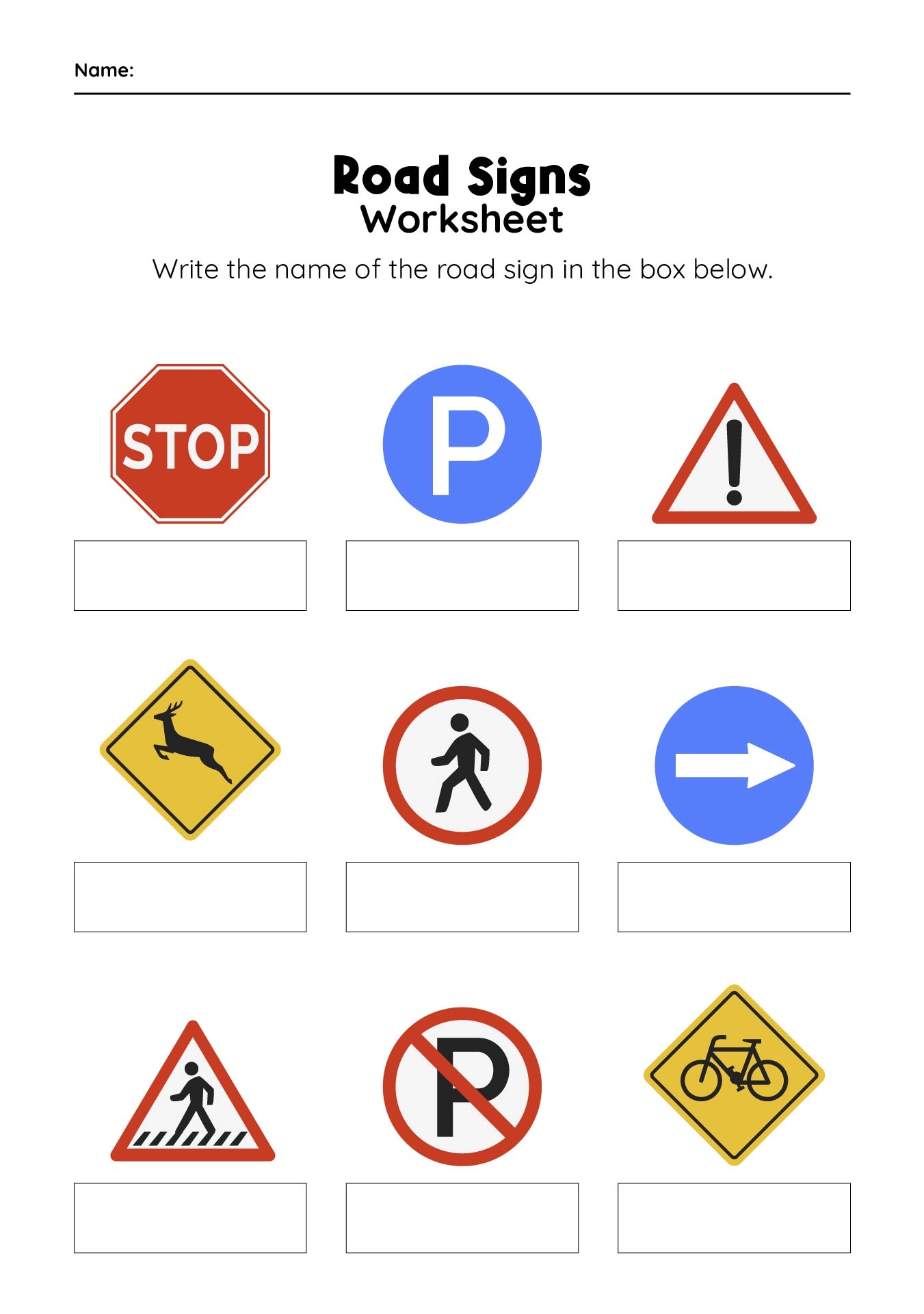 Traffic Sign For Preschoolers 10 Free PDF Printables Printablee Traffic Signs Social Studies Worksheets Preschool Lesson Plans