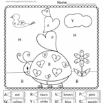 Valentine s Day Color By Letter Worksheet Free Printable Digital PDF