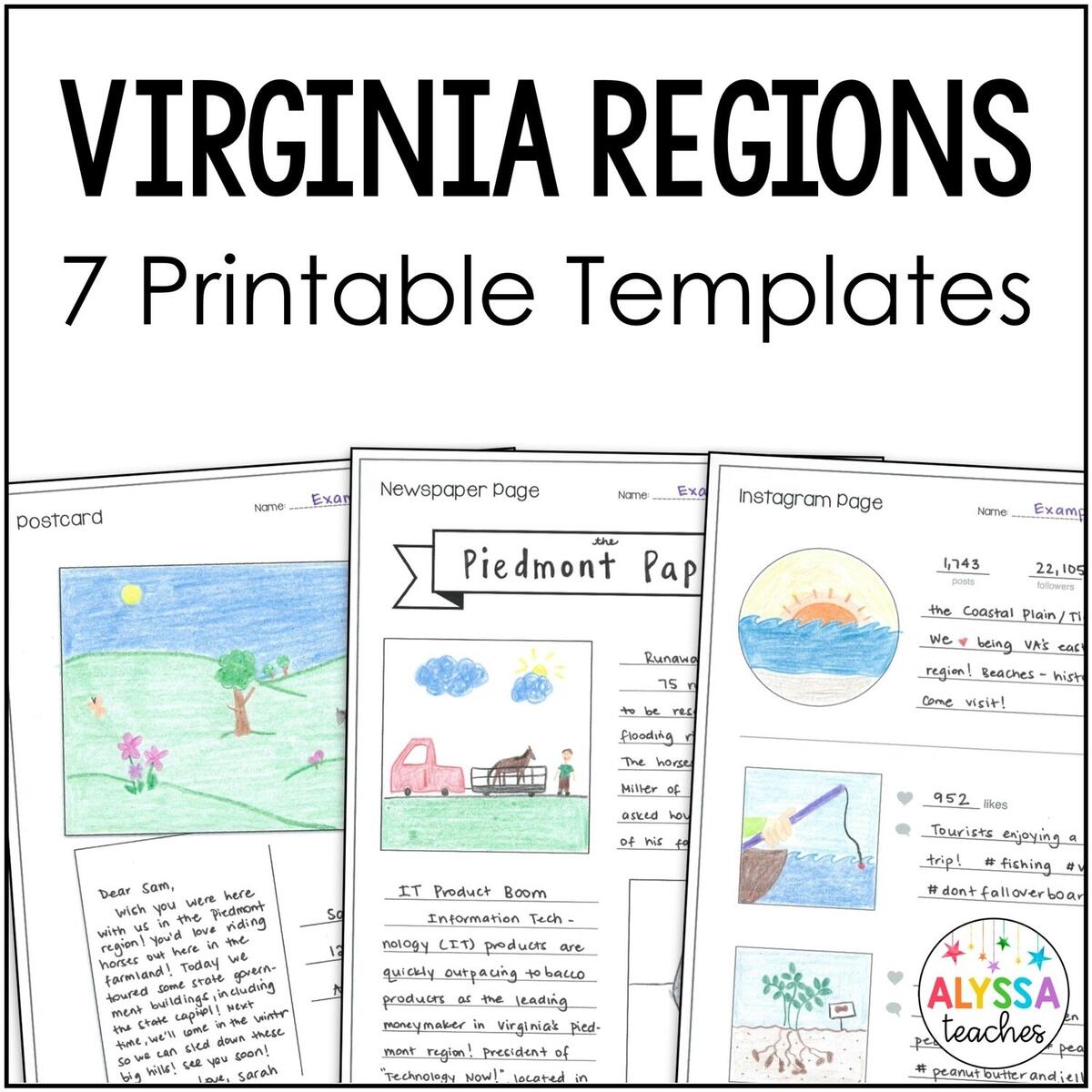 Virginia Regions Templates Virginia Regions Templates