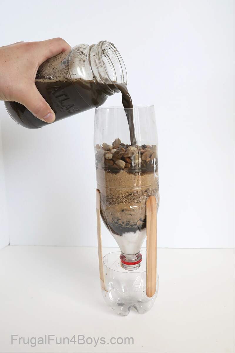 Water Filter Science Experiment Frugal Fun For Boys And Girls Water Filter Science Experiment Frugal Fun For Boys And Girls