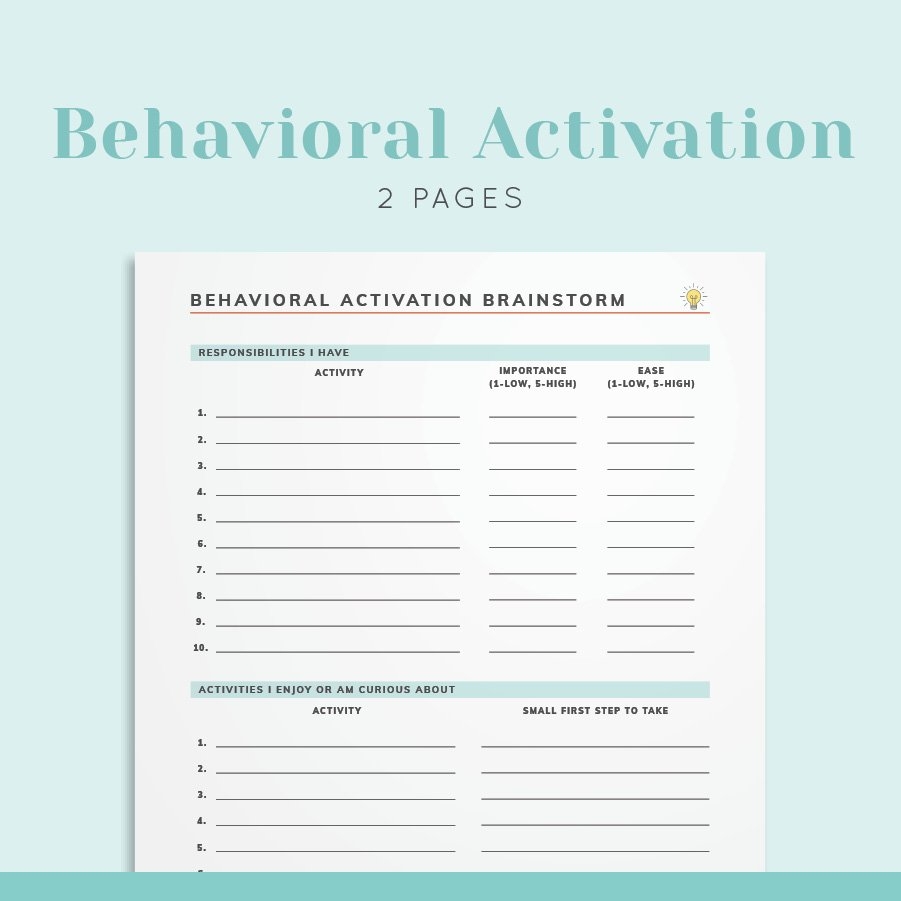 Worksheets To Help Clients Build Routine Mental Health Printables Worksheets To Help Clients Build Routine Mental Health Printables