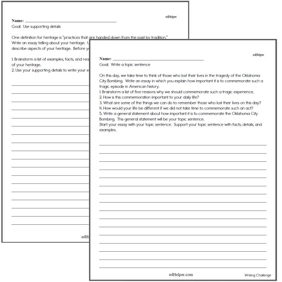 Writing Worksheets For Creative Kids Free PDF Printables EdHelper Writing Worksheets For Creative Kids Free PDF Printables EdHelper